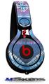 WraptorSkinz Skin Decal Wrap compatible with Beats Mixr Headphones Tie Dye Circles and Squares 100 Skin Only (HEADPHONES NOT INCLUDED)