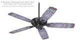 Tie Dye Swirl 103 - Ceiling Fan Skin Kit fits most 52 inch fans (FAN and BLADES SOLD SEPARATELY)