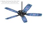 Tie Dye Circles and Squares 100 - Ceiling Fan Skin Kit fits most 52 inch fans (FAN and BLADES SOLD SEPARATELY)