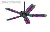 Phat Dyes - Peace Sign - 113 - Ceiling Fan Skin Kit fits most 52 inch fans (FAN and BLADES SOLD SEPARATELY)