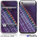 iPhone 3GS Skin - Tie Dye Alls Purple
