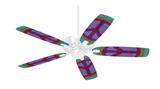 Phat Dyes - Peace Sign - 113 - Ceiling Fan Skin Kit fits most 42 inch fans (FAN and BLADES SOLD SEPARATELY)