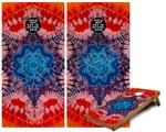 Cornhole Game Board Vinyl Skin Wrap Kit - Premium Laminated - Tie Dye Star 100 fits 24x48 game boards (GAMEBOARDS NOT INCLUDED)