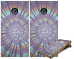 Cornhole Game Board Vinyl Skin Wrap Kit - Premium Laminated - Tie Dye Swirl 103 fits 24x48 game boards (GAMEBOARDS NOT INCLUDED)