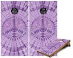 Cornhole Game Board Vinyl Skin Wrap Kit - Premium Laminated - Tie Dye Peace Sign 112 fits 24x48 game boards (GAMEBOARDS NOT INCLUDED)