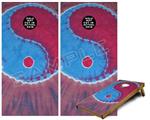 Cornhole Game Board Vinyl Skin Wrap Kit - Premium Laminated - Phat Dyes - Yin Yang - 101 fits 24x48 game boards (GAMEBOARDS NOT INCLUDED)
