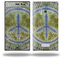 Tie Dye Peace Sign 102 - Decal Style Skin (fits Nokia Lumia 928)