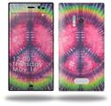 Tie Dye Peace Sign 103 - Decal Style Skin (fits Nokia Lumia 928)