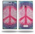 Tie Dye Peace Sign 108 - Decal Style Skin (fits Nokia Lumia 928)