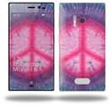 Tie Dye Peace Sign 110 - Decal Style Skin (fits Nokia Lumia 928)