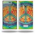 Tie Dye Peace Sign 111 - Decal Style Skin (fits Nokia Lumia 928)