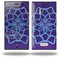 Tie Dye Purple Stars - Decal Style Skin (fits Nokia Lumia 928)
