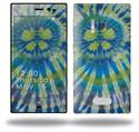 Tie Dye Peace Sign Swirl - Decal Style Skin (fits Nokia Lumia 928)