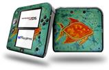 Tie Dye Fish 100 - Decal Style Vinyl Skin fits Nintendo 2DS - 2DS NOT INCLUDED