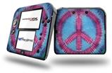 Tie Dye Peace Sign 100 - Decal Style Vinyl Skin fits Nintendo 2DS - 2DS NOT INCLUDED