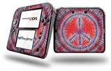 Tie Dye Peace Sign 105 - Decal Style Vinyl Skin fits Nintendo 2DS - 2DS NOT INCLUDED