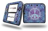 Tie Dye Peace Sign 106 - Decal Style Vinyl Skin fits Nintendo 2DS - 2DS NOT INCLUDED