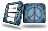 Tie Dye Peace Sign 107 - Decal Style Vinyl Skin fits Nintendo 2DS - 2DS NOT INCLUDED