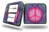 Tie Dye Peace Sign 110 - Decal Style Vinyl Skin fits Nintendo 2DS - 2DS NOT INCLUDED