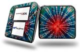 Tie Dye Bulls Eye 100 - Decal Style Vinyl Skin fits Nintendo 2DS - 2DS NOT INCLUDED