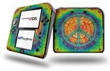 Tie Dye Peace Sign 111 - Decal Style Vinyl Skin fits Nintendo 2DS - 2DS NOT INCLUDED