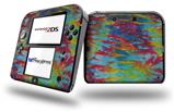 Tie Dye Tiger 100 - Decal Style Vinyl Skin fits Nintendo 2DS - 2DS NOT INCLUDED