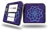 Tie Dye Purple Stars - Decal Style Vinyl Skin fits Nintendo 2DS - 2DS NOT INCLUDED
