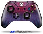 Decal Skin Wrap fits Microsoft XBOX One Wireless Controller Tie Dye Pink and Purple Stripes