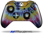 Decal Skin Wrap fits Microsoft XBOX One Wireless Controller Tie Dye Red and Yellow Stripes