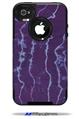 Tie Dye White Lightning - Decal Style Vinyl Skin fits Otterbox Commuter iPhone4/4s Case (CASE SOLD SEPARATELY)