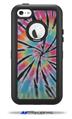 Tie Dye Swirl 109 - Decal Style Vinyl Skin fits Otterbox Defender iPhone 5C Case (CASE SOLD SEPARATELY)