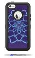 Tie Dye Purple Stars - Decal Style Vinyl Skin fits Otterbox Defender iPhone 5C Case (CASE SOLD SEPARATELY)