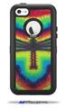 Tie Dye Dragonfly - Decal Style Vinyl Skin fits Otterbox Defender iPhone 5C Case (CASE SOLD SEPARATELY)