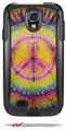 Tie Dye Peace Sign 109 - Decal Style Vinyl Skin fits Otterbox Commuter Case for Samsung Galaxy S4 (CASE SOLD SEPARATELY)