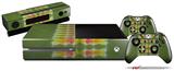 Tie Dye Spine 101 - Holiday Bundle Decal Style Skin fits XBOX One Console Original, Kinect and 2 Controllers (XBOX SYSTEM NOT INCLUDED)
