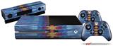 Tie Dye Spine 104 - Holiday Bundle Decal Style Skin fits XBOX One Console Original, Kinect and 2 Controllers (XBOX SYSTEM NOT INCLUDED)