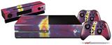 Tie Dye Spine 105 - Holiday Bundle Decal Style Skin fits XBOX One Console Original, Kinect and 2 Controllers (XBOX SYSTEM NOT INCLUDED)