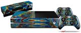 Tie Dye Spine 106 - Holiday Bundle Decal Style Skin fits XBOX One Console Original, Kinect and 2 Controllers (XBOX SYSTEM NOT INCLUDED)