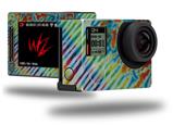 Tie Dye Mixed Rainbow - Decal Style Skin fits GoPro Hero 4 Silver Camera (GOPRO SOLD SEPARATELY)