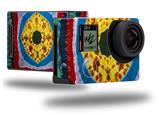 Tie Dye Circles and Squares 101 - Decal Style Skin fits GoPro Hero 4 Black Camera (GOPRO SOLD SEPARATELY)