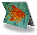 Tie Dye Fish 100 - Decal Style Vinyl Skin (fits Microsoft Surface Pro 4)