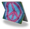 Tie Dye Peace Sign 100 - Decal Style Vinyl Skin (fits Microsoft Surface Pro 4)