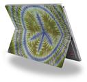 Tie Dye Peace Sign 102 - Decal Style Vinyl Skin (fits Microsoft Surface Pro 4)