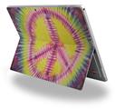 Tie Dye Peace Sign 104 - Decal Style Vinyl Skin (fits Microsoft Surface Pro 4)