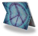 Tie Dye Peace Sign 107 - Decal Style Vinyl Skin (fits Microsoft Surface Pro 4)