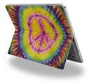 Tie Dye Peace Sign 109 - Decal Style Vinyl Skin (fits Microsoft Surface Pro 4)