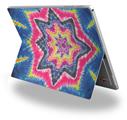 Tie Dye Star 101 - Decal Style Vinyl Skin (fits Microsoft Surface Pro 4)