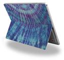 Tie Dye Blue Shale - Decal Style Vinyl Skin (fits Microsoft Surface Pro 4)