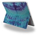 Tie Dye Blue Stripes - Decal Style Vinyl Skin (fits Microsoft Surface Pro 4)