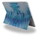 Tie Dye All Blue Stripes - Decal Style Vinyl Skin (fits Microsoft Surface Pro 4)
